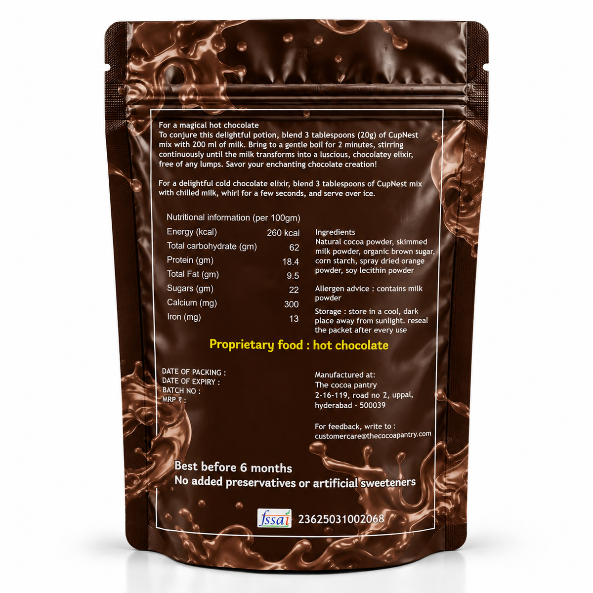 CupNest Choco Orange Truffle